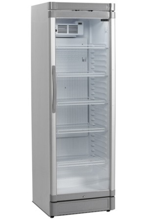 Chladicí skříň prosklené dveře TEFCOLD GBC 375