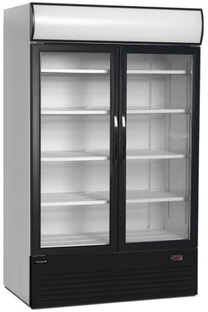 Chladicí skříň prosklené kř. dveře TEFCOLD FSC 1200 H
