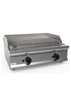 Lávový gril plynový, 24,0kW, na 18kg lávových kamenů, šířka 1200mm, horní modul