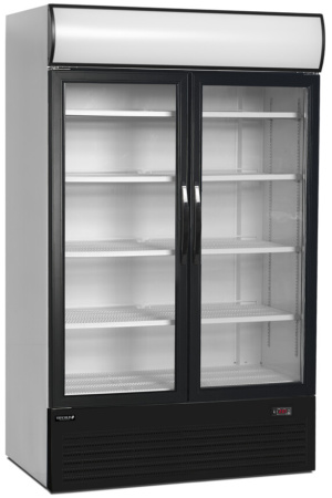 Chladicí skříň prosklené kř. dveře TEFCOLD FSC 1200 H